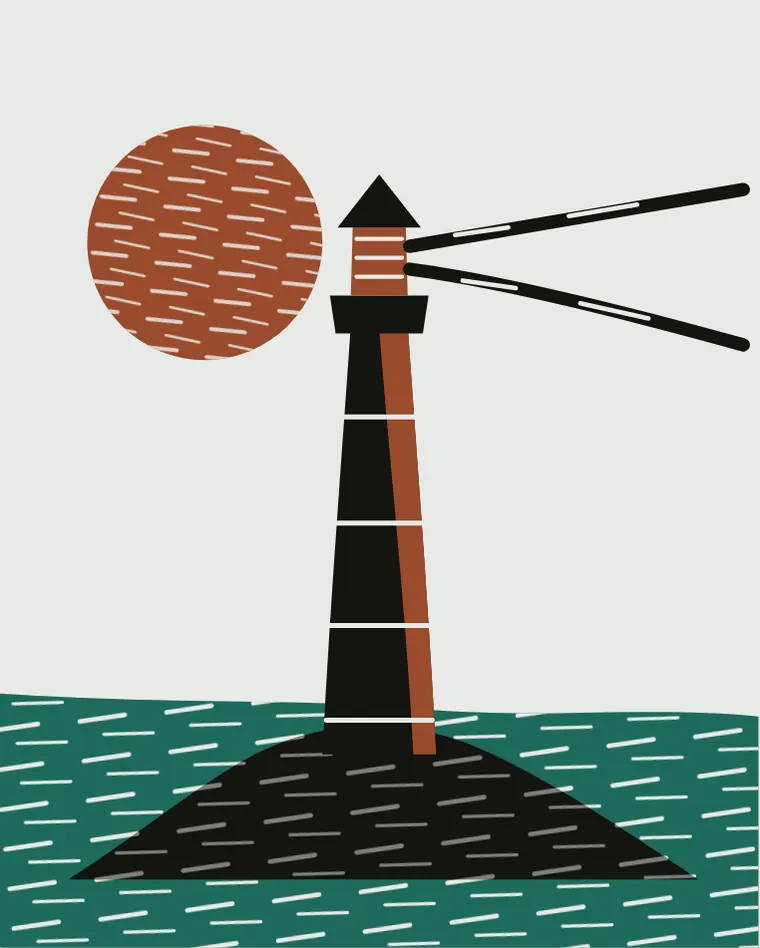 Reduction linocut