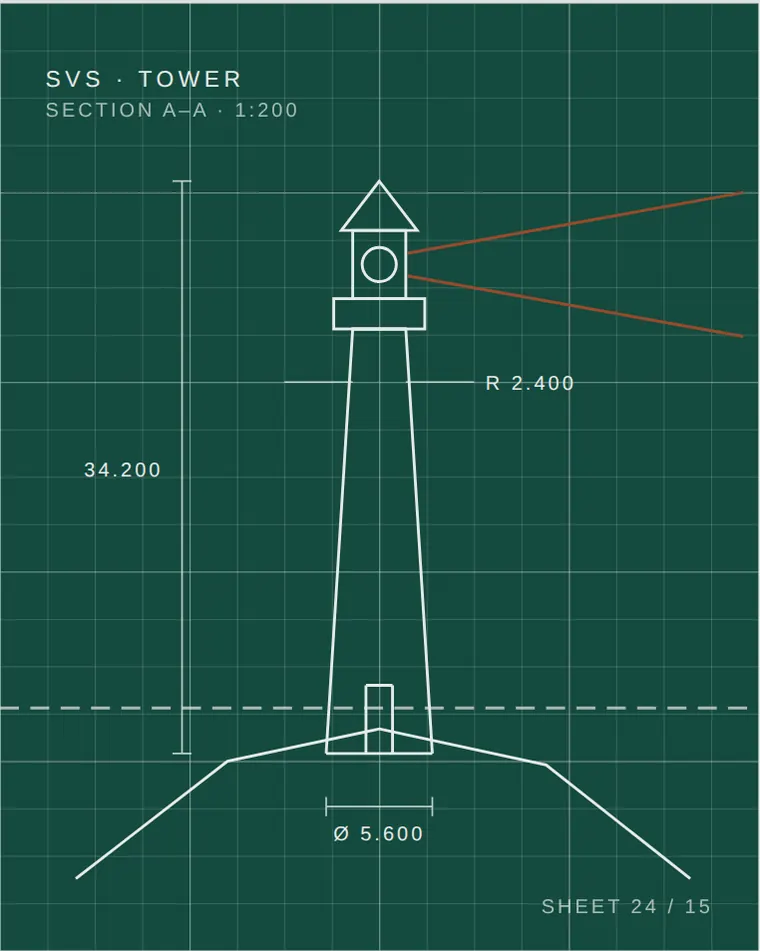 Reversed-out blueprint