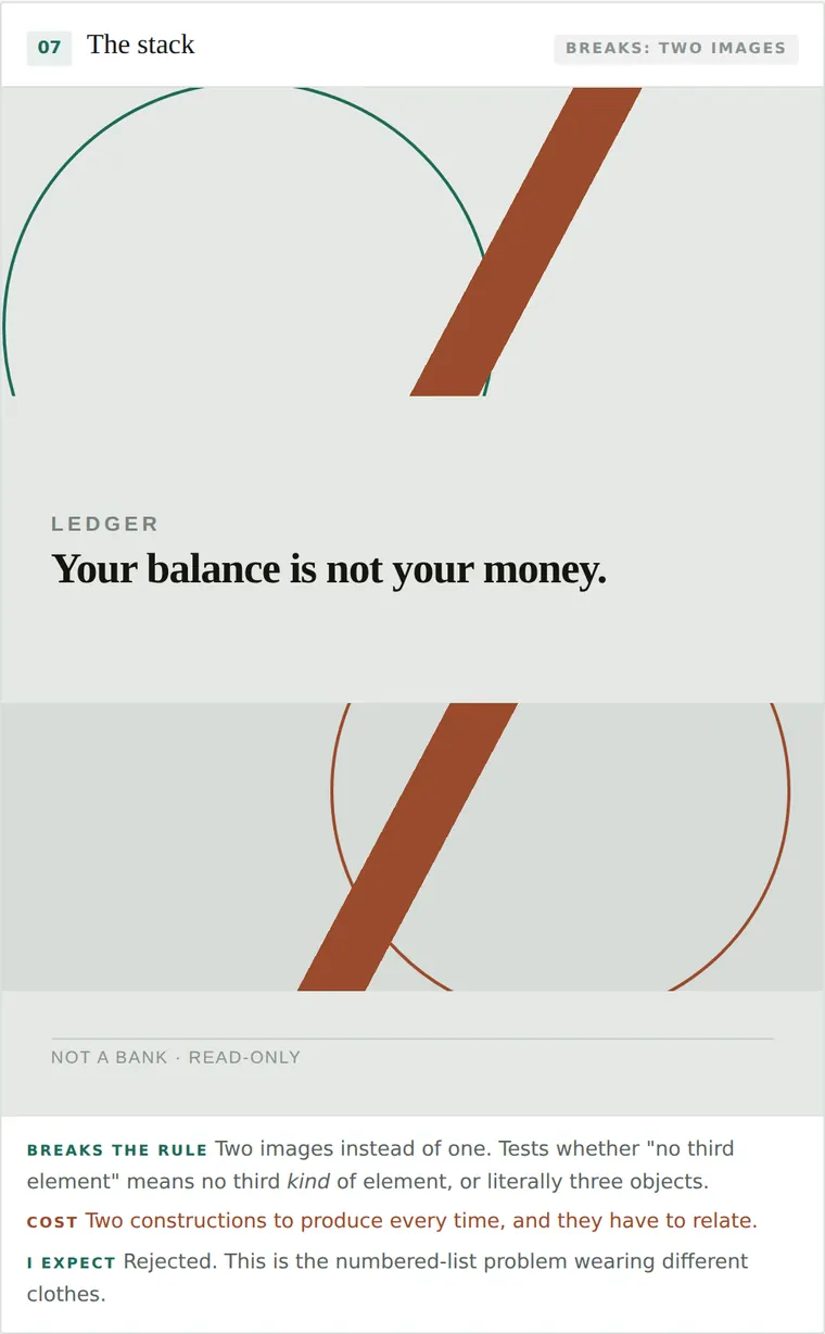The stack