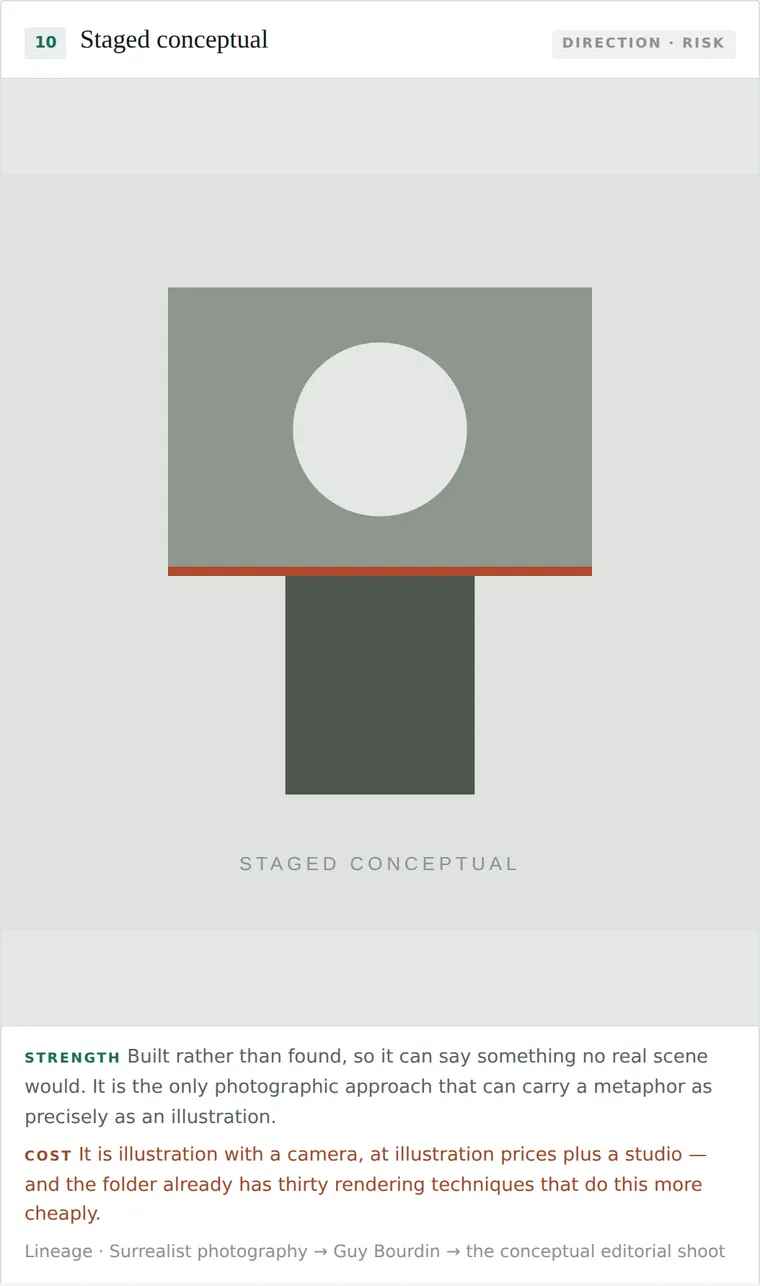 Staged conceptual